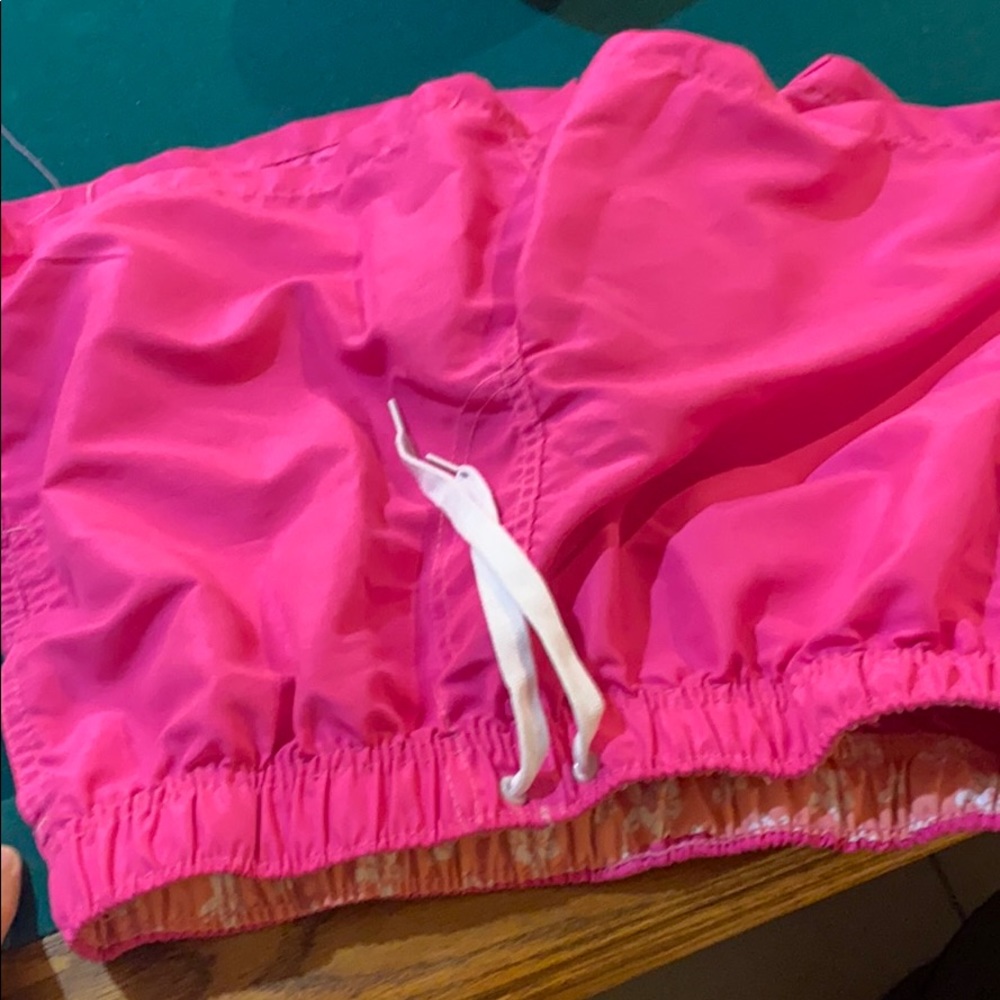 Pink swimming trunks